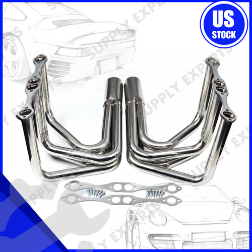 Stainless Manifold Headers T-Bucket Sprint Roadster For Small Block Chevy SBC V8 - 第 1/4 張圖片