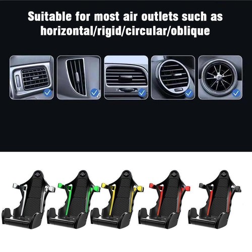 Supporto cellulare auto forma sedile racing nuovo vendo supporto decorazione V5M1 - Foto 12 di 29
