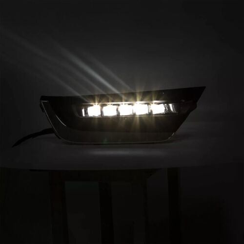 LED DRL Daytime Running Fog Lamp Lights w/Brackets For Honda CRV CR-V 2017-2019 - Picture 11 of 15
