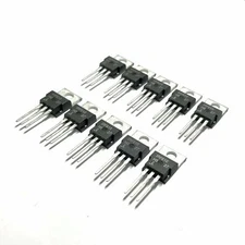 (PKG of 10) IRF610 N-Channel Power MOSFET, 3.3A, 200V, Intersil, TO-220