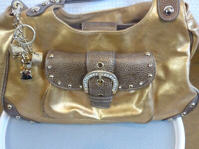 New Kathy Van Zeeland Western Shoulder Bag/Cosmetic Bag/Key Chain 15x9x4