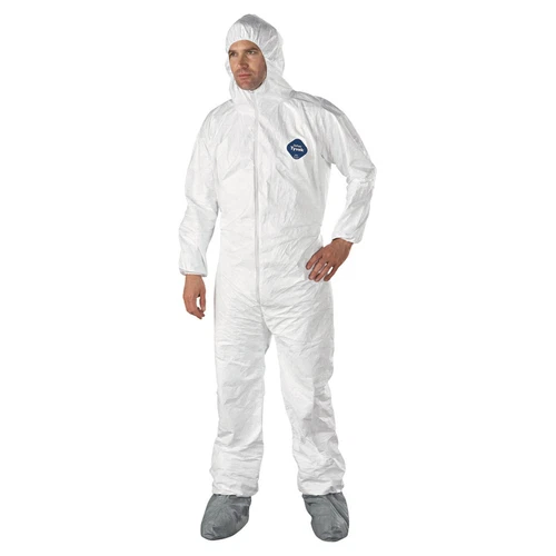Dupont Disposable Tyvek Protective Coverall Clean Paint Bunny Suit Hood & Boots image 4