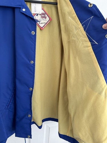 NEW Vtg Maple Athletic Blue Houston Astros Nylon Coat Jacket Sz XXL USA Union - Picture 5 of 13
