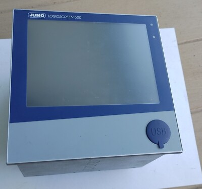 JUMO Logoscreen 600 706520/08-110-23/000 Tested in working condition. Free ship