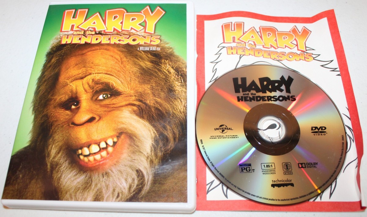 Harry and the Hendersons (DVD, 1987) John Lithgow, Melinda Dillon