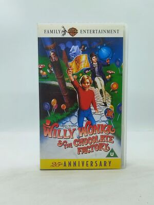 Willy Wonka & The Chocolate Factory 25th Anniversary Edition On VHS Tape