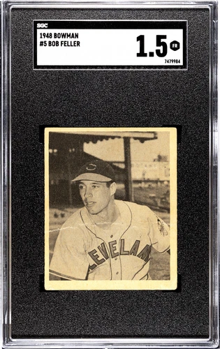1948 Bowman Bob Feller SGC 1.5