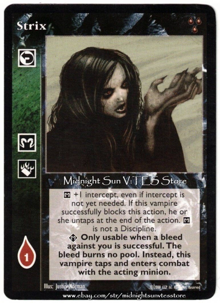 Strix Heirs to the Blood V:TES VTES Vampire CCG | eBay