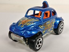 Volkswagen Baja Bug Hot Wheels 1999 Buggin' Out Series #944 Blue 5SP 1:64 Loose