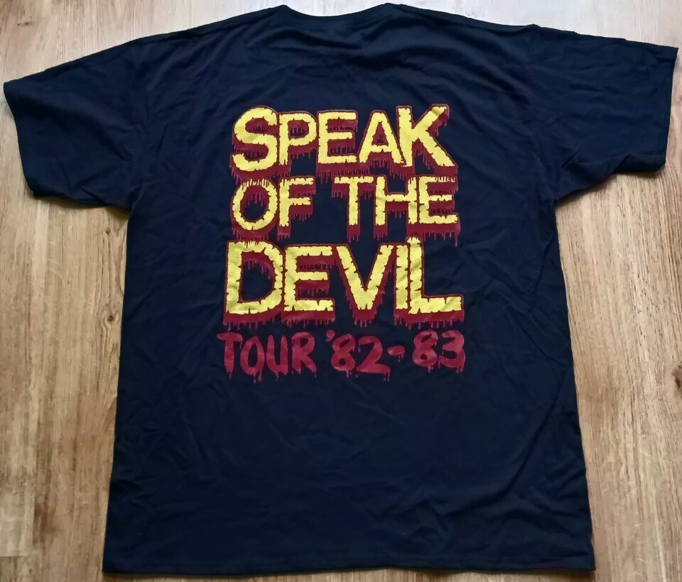 Ozzy Osbourne - Speak Of The Devil Tour 82 -83 T-Shirt Sizes
