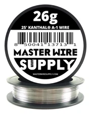 MWS - Kanthal A1 - 25 ft - 26 Gauge - Round Wire
