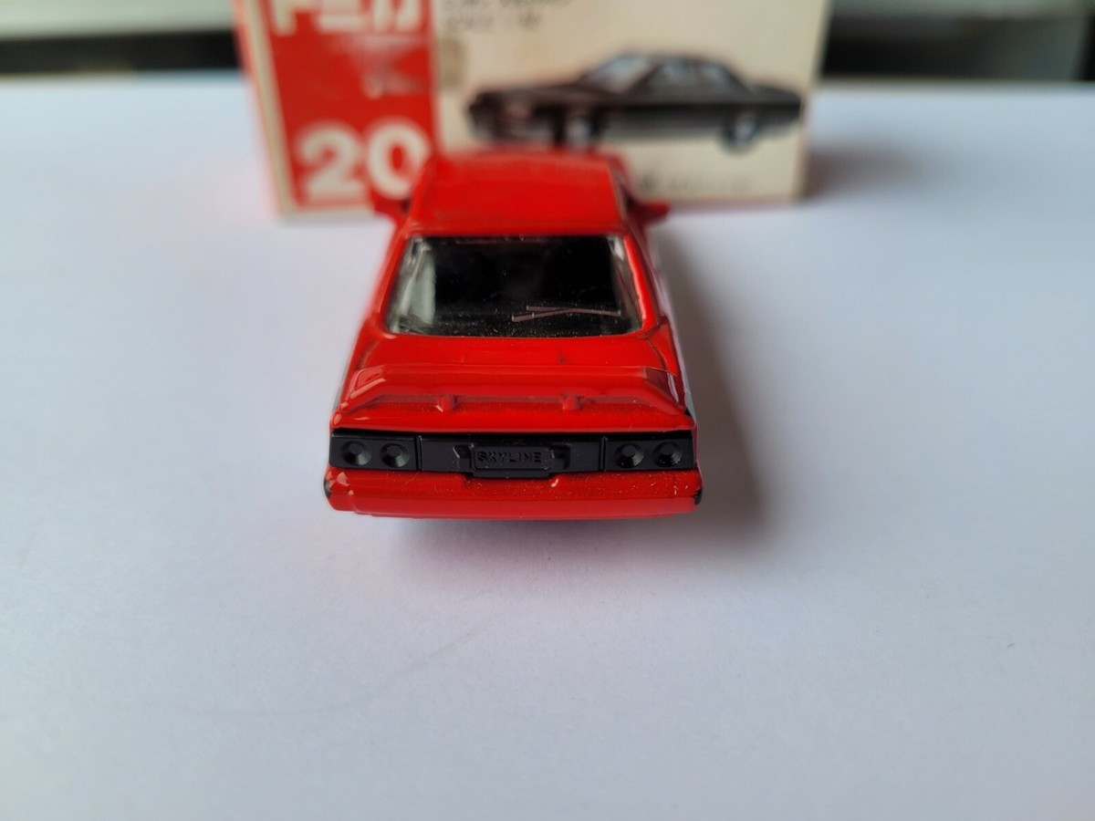 当時物トミカ NISSAN SKYLINE （赤 R31） TOMICA 20 - NISSAN SKYLINE GTS R31 [RED] NEAR MINT VHTF BOX