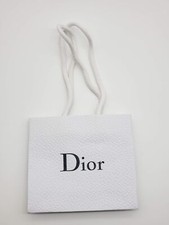 Dior Textured Pebble Paper Shopping Gift Bag - New
