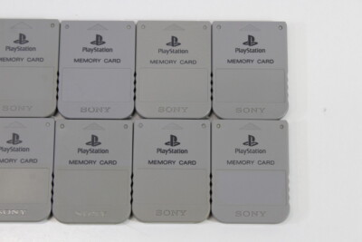 Official SONY PlayStation 1 OEM Memory Card x1 for PS1 Console