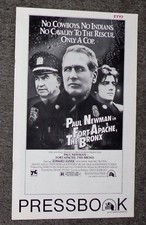 FORT APACHE THE BRONX original 1981 movie pressbook PAUL NEWMAN/KEN WAHL