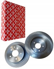 2X FEBI Bremsscheibe für Suzuki Swift IV 1 6 12- HINTEN Vitara 15- HINTE