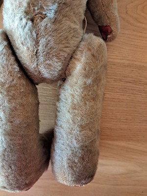 Ancien Ours En Peluche - Yeux De Verre - Années 1920/30 - Hauteur 57 Cm