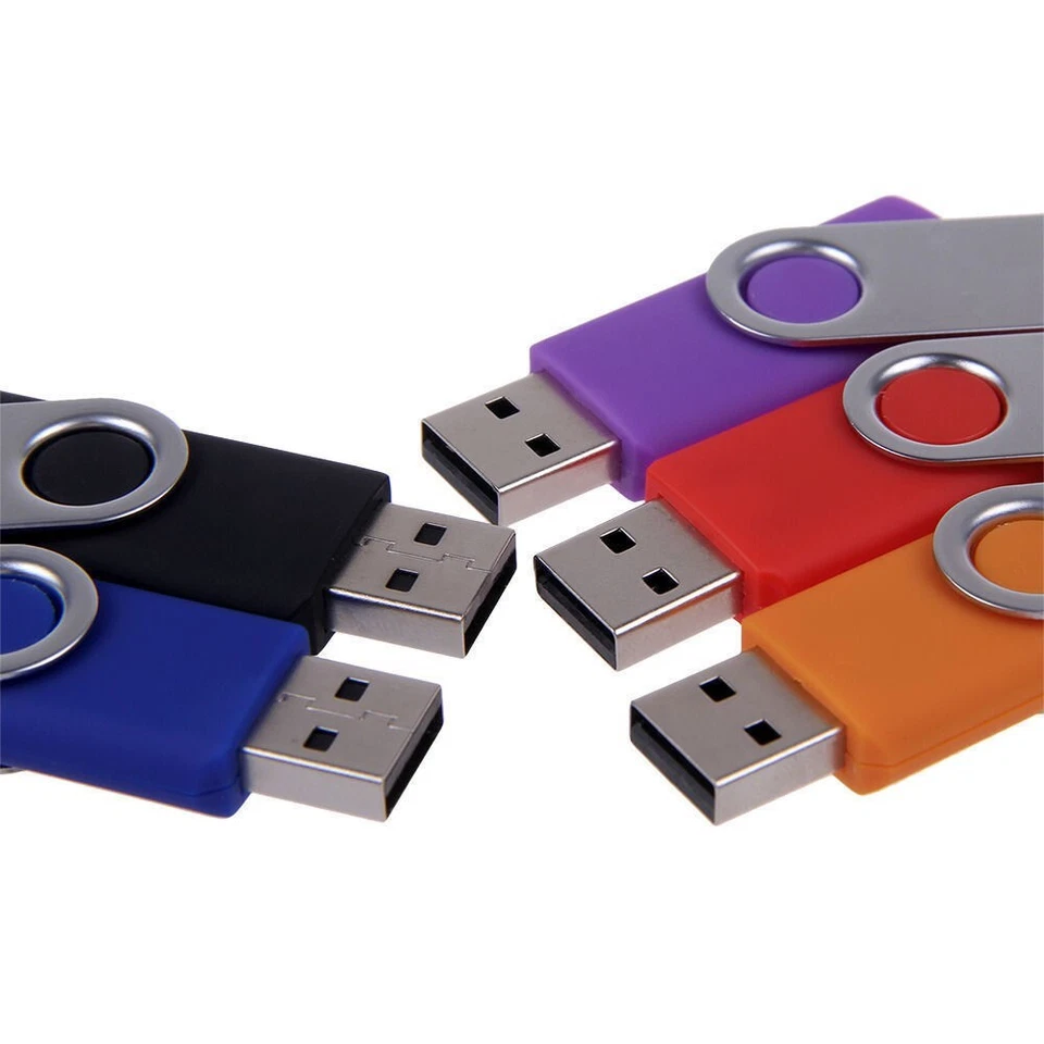 Lote (PAQUETE DE 100) USB Flash Memory Stick Almacenamiento de Datos Pulgar Jump Pen Drive Disco U Foto 3 de 4