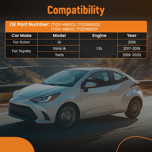 Engine Intake Manifold For Scion iA 2016 Toyota Yaris iA 2017-2018 17120WB002 - Foto 2 di 13