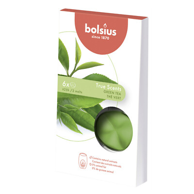 6er Pack Bolsius Aromatic True Scents Wax Melts Duftdrops Wachs Schmelzblüten