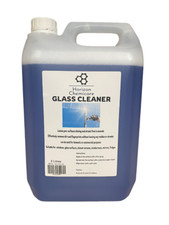 GLASS CLEANER 5 LITRE CLEANS ACRYLICS & PERSPEX WINDOW CLEAN 5L STREAK FREE