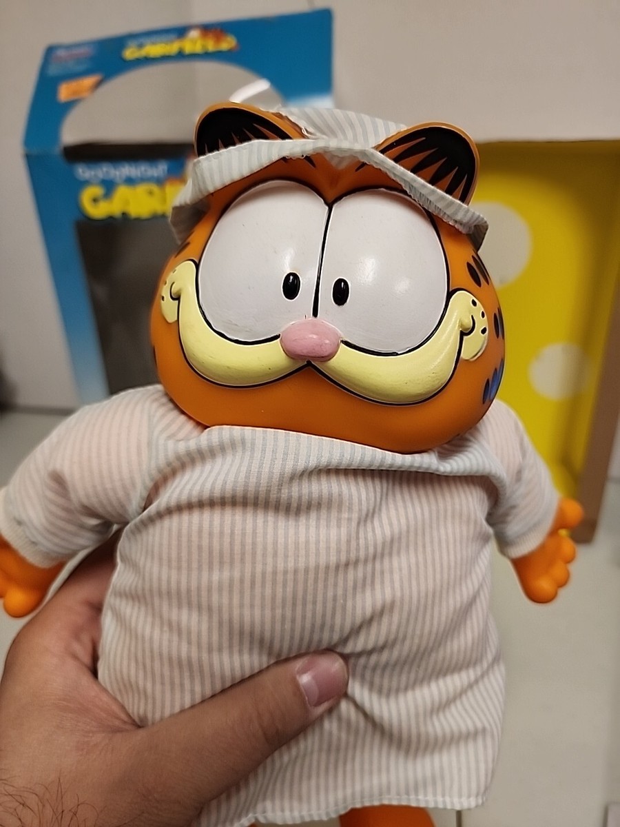 Vintage 1981 Playmates Goodnight Garfield Complete Used Non