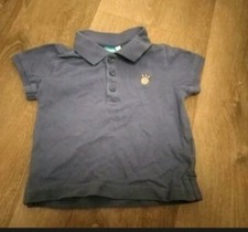 polo shirt blue miracle bear size 80