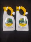 2 Pack Scotts Ez Feed Plus Weed Control Killer + Lawn Fertilizer 32 Oz Bottles