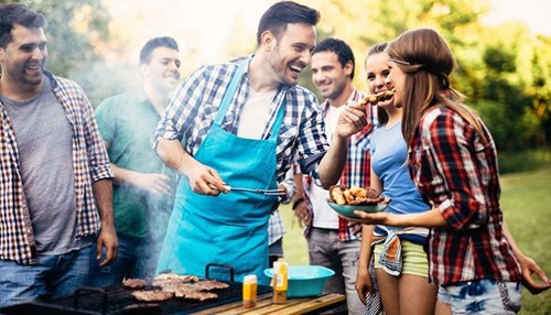 Non Stick Aluminum Grill Pan Griddle Double Handle Cooking Skillet BBQ Steak Fry - Picture 6 of 8