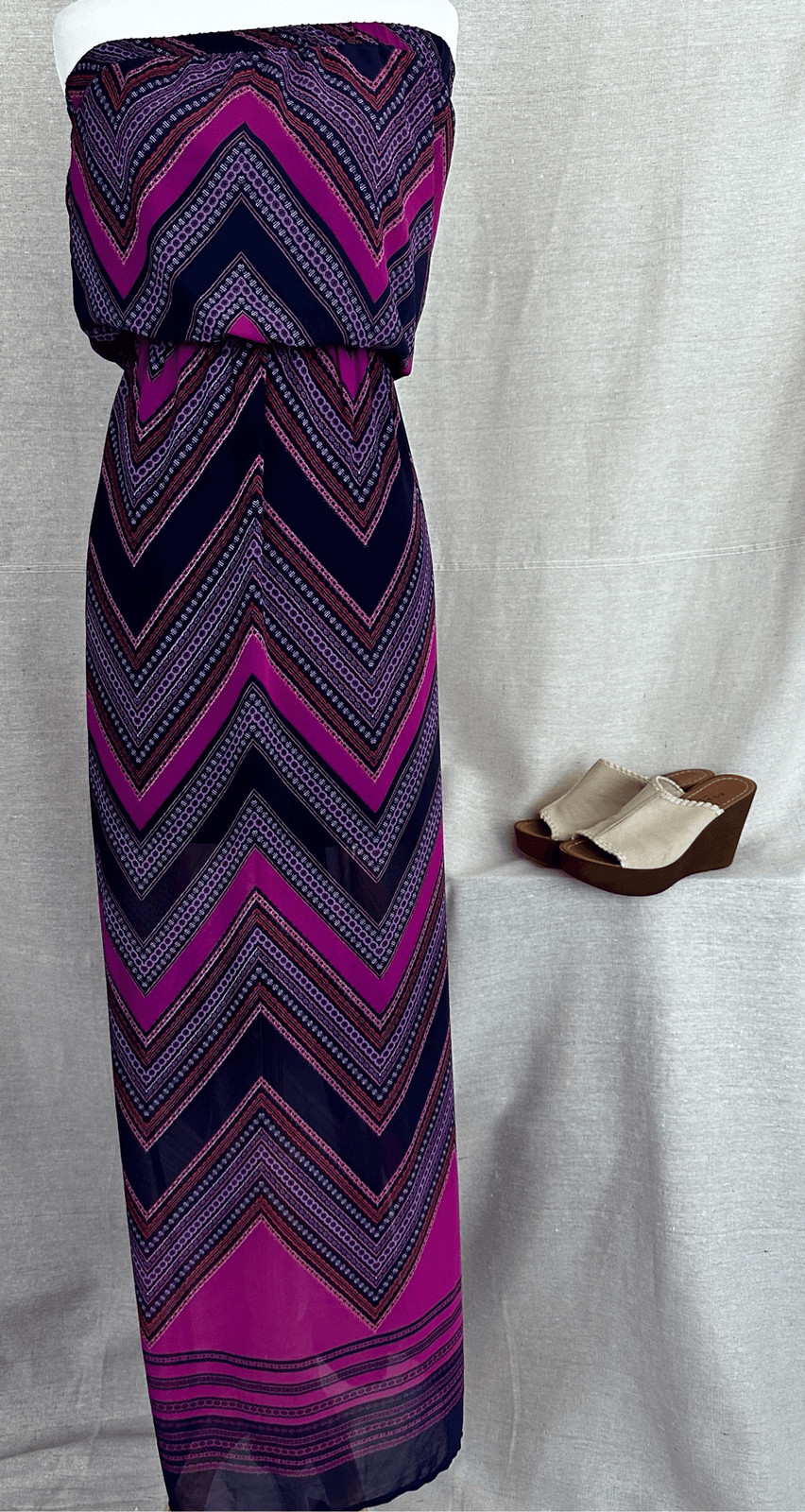 Express Patterned Dress size L - image 1