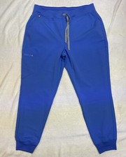 Figs Zamora Jogger Scrub Pants Woman's XL Regular Ceil Blue 23 