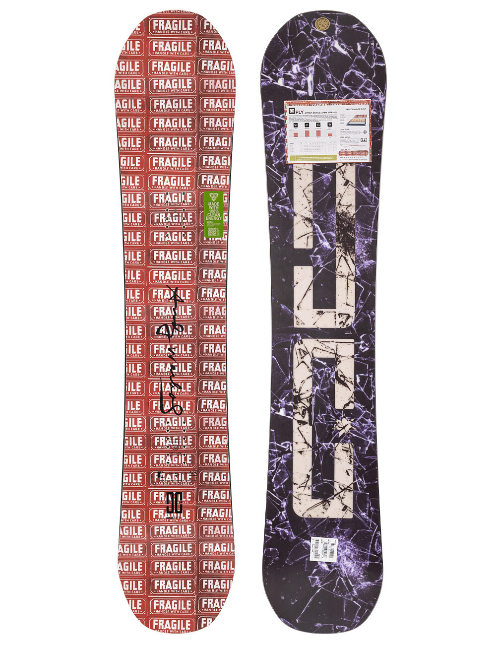 DC Ply Wide x Andy Warhol All Mountain Snowboard para hombre
