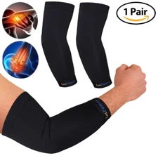 Copper Elbow Brace Compression Support Sleeve Arthritis Tendon Joint Pain Wrap