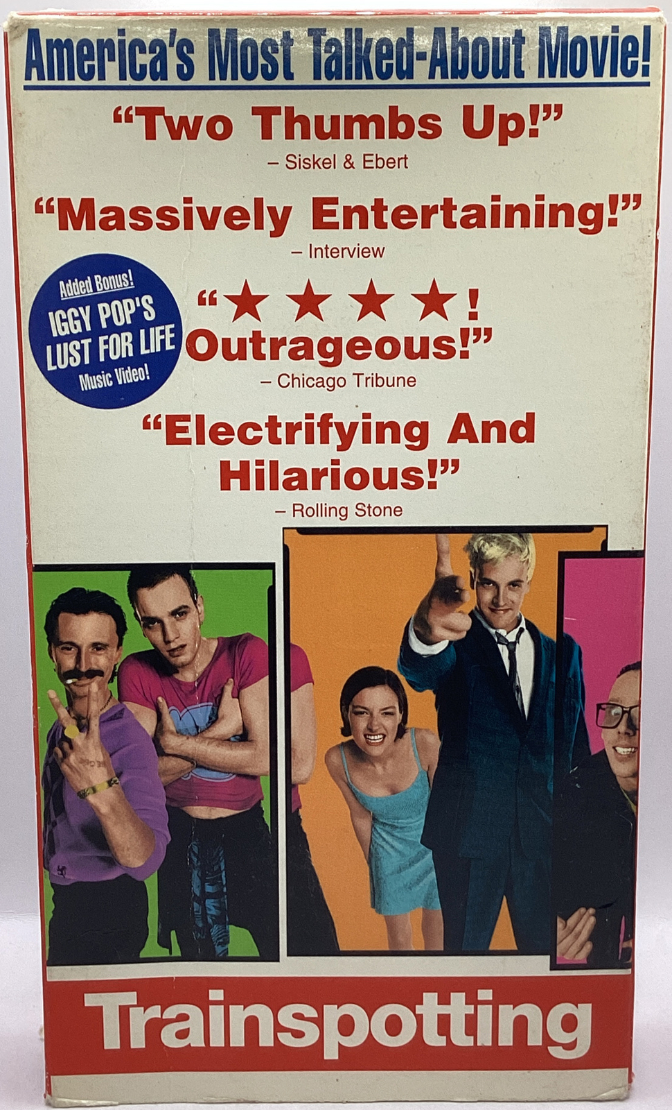 Trainspotting VHS 1997 Ewan McGregor **Buy 2 Get 1 Free** 786936023275