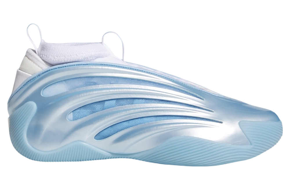 Adidas Harden Vol 9 Basketball Shoes Glow Blue Cloud White Core Black New JH6482