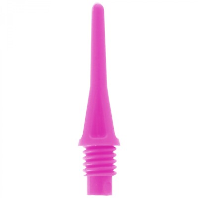 Bull's Soft Dart Tips Spitzen, Star Points, Pink, 100 Stück Beutel