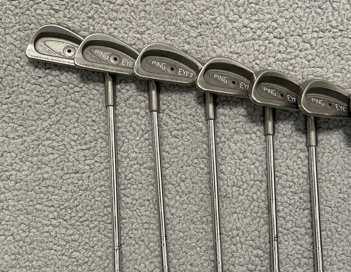 Ping Eye 2 Black Dot Iron Set 3PW SW Right Hand ZZLite Regular Steel