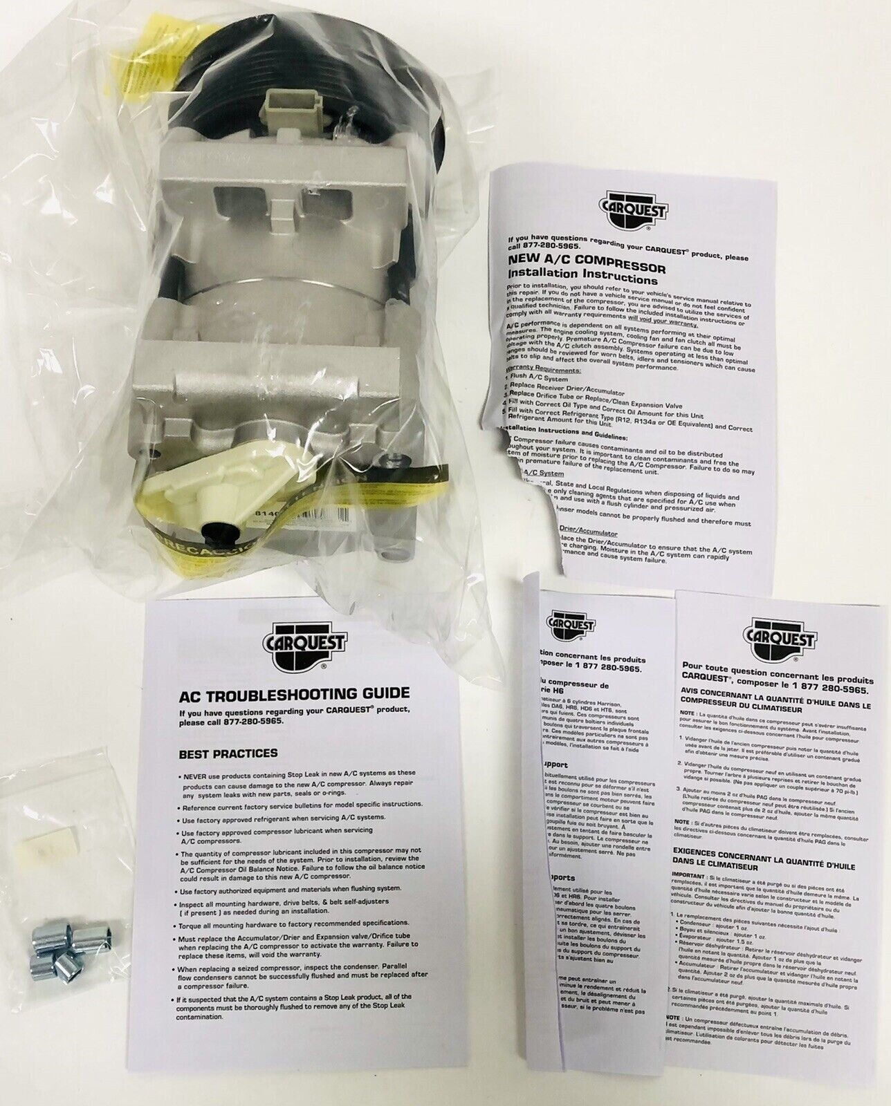 New CarQuest Premium A/C Compressor T 58140 with Clutch Retails for