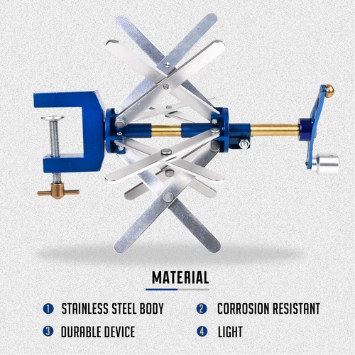 Línea de pesca con mosca ajustable Winder Herramientas de pesca de acero inoxidable - Imagen 4 de 6