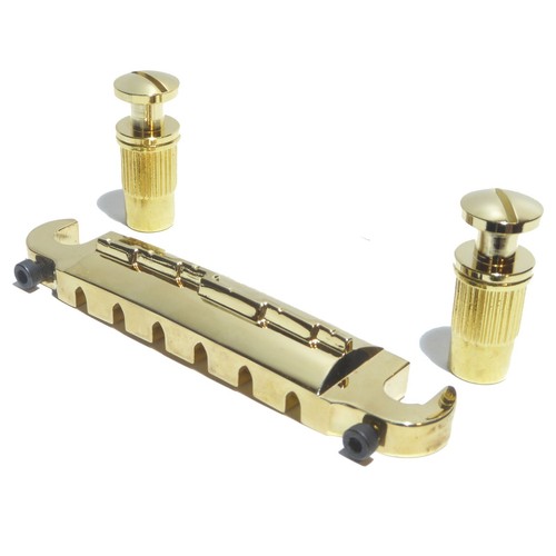 Quality guitar wrap over / around bridge Tailpiece BM116 in chrome black gold - Picture 15 of 18