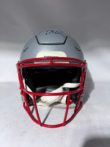 TOM BRADY New England Patriots SIGNED Autographed Speed Flex Helmet Tristar COA - Picture 3 of 6