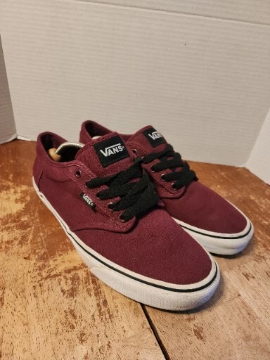 Vans atwood shoes maroon top