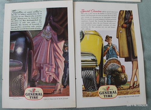 4 x The General Tire 1946 Magazine Print Ads 7 x 10 - Picture 3 of 3