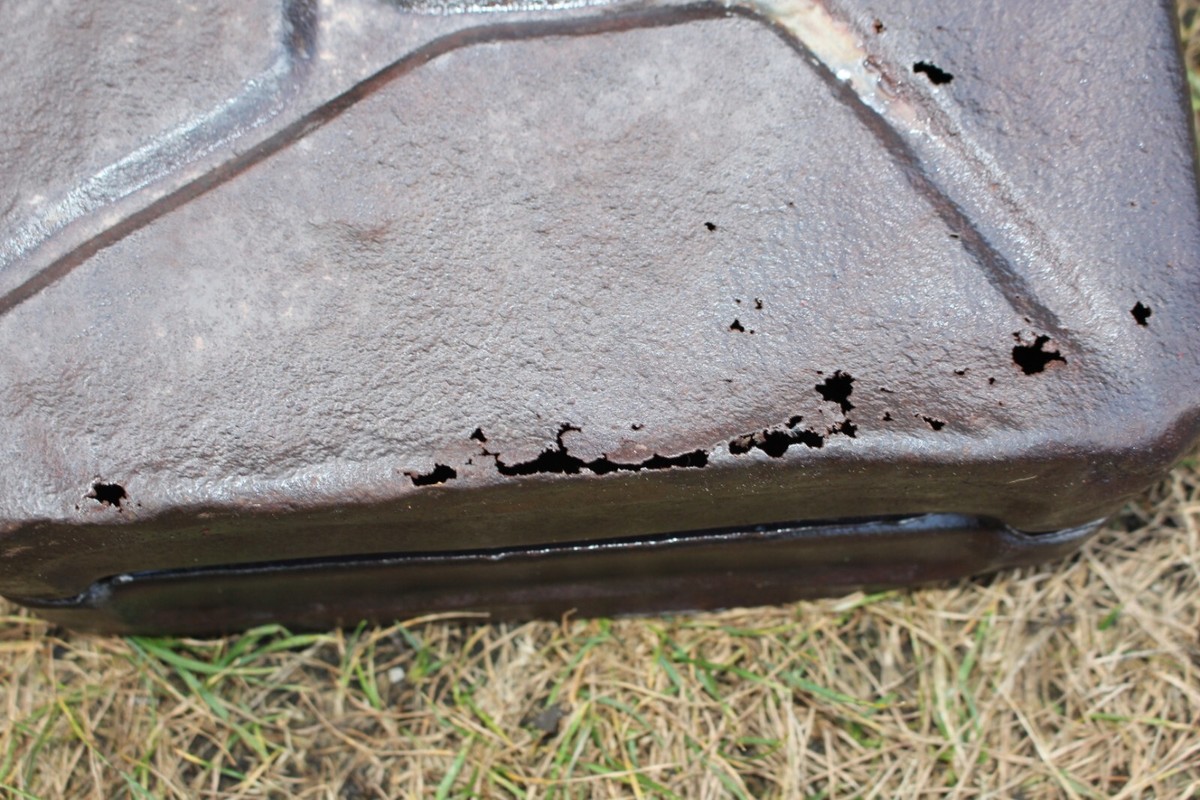 Kraftstoff 4368 ドイツ軍燃料缶 5L 物入れ ヴィンテージ WWII GERMAN JERRY CAN NEAR MINT - KRAFTSTOFF 5 LITER TGL