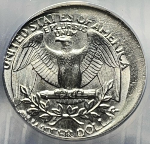 1984 P Washington Quarter Struck Off-Center Mint Error ANACS MS63 - Picture 3 of 4