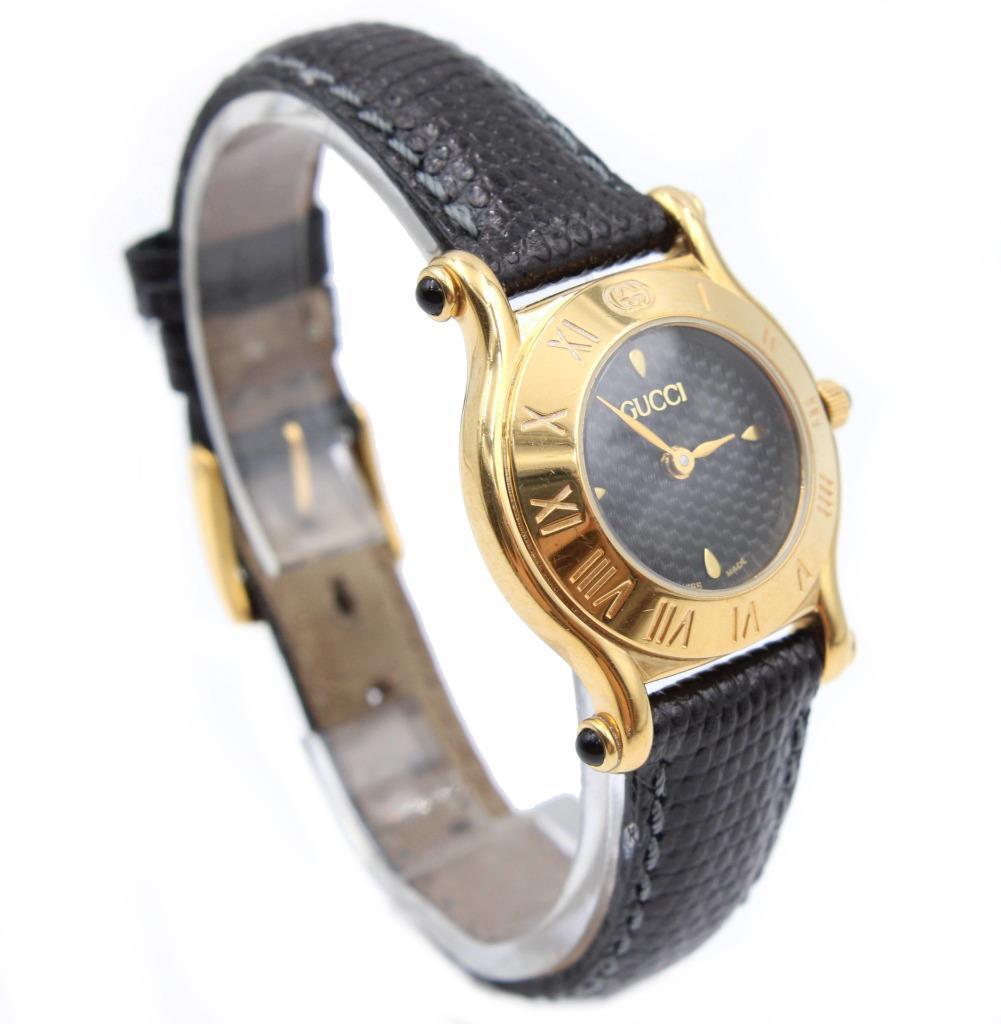 GUCCI 6500L Ladies Gold Plated Quartz Leather Band Swiss GUCCI 6500L Ladies Gold Plated Quartz Leather Band Swiss