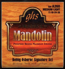 GHS Pro Mandolin Strings A260 Stainless Steel 11-16-24-38 
