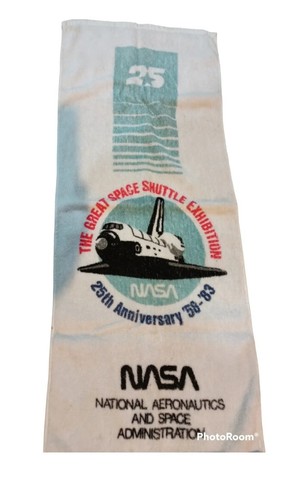 NASA VINTAGE (SMALL) TOWELS 25th Anniversary '58-'83 - Picture 1 of 6