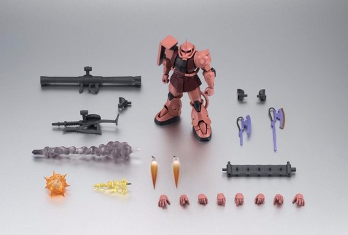 ROBOT SPIRITS SIDE MS MS-06S ZAKU II CHAR'S CUSTOM Ver A.N.I.M.E. Figure BANDAI - Picture 8 of 8