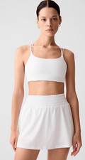 GapFit Breathe XL medium impact sports bra white